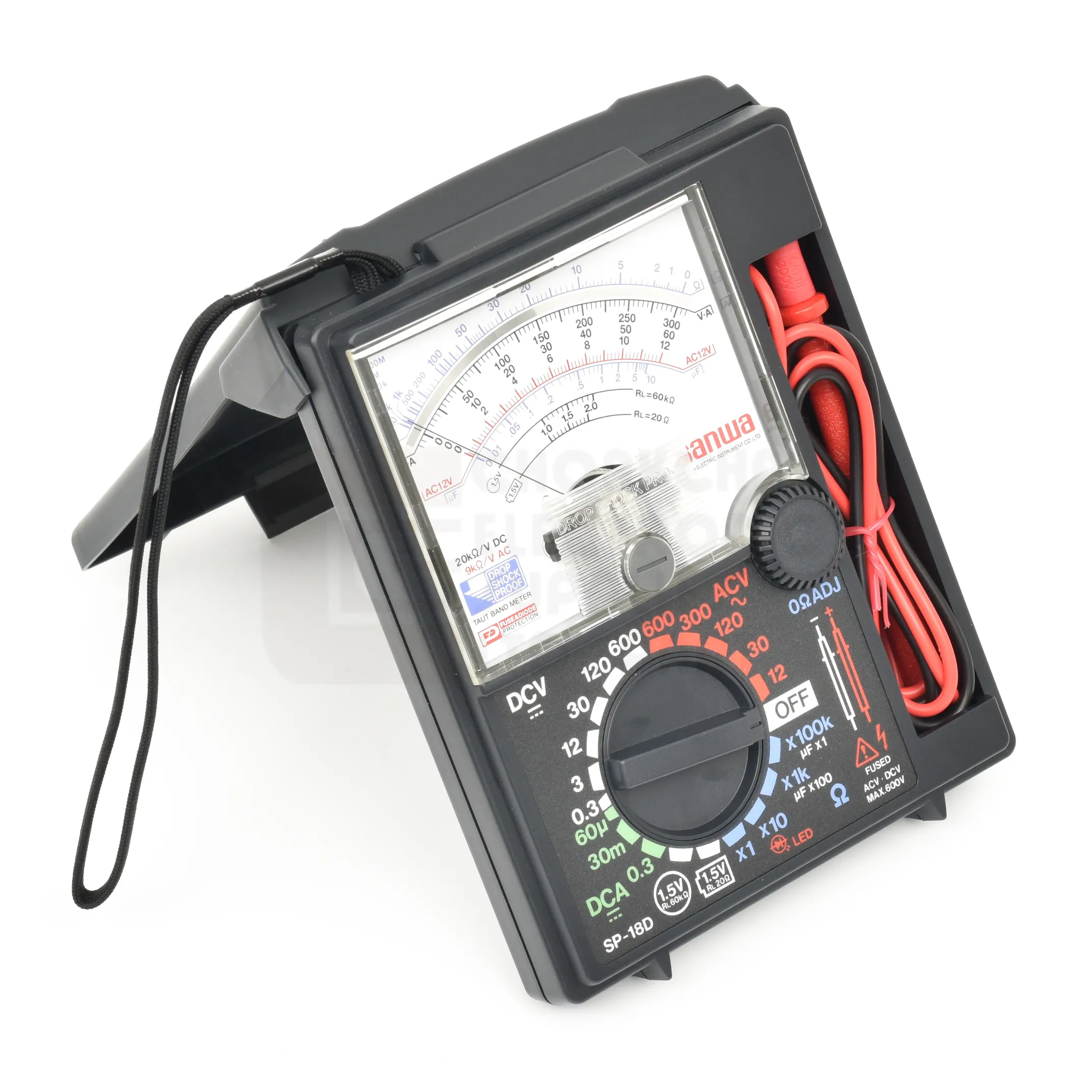 Sanwa อนาล็อก มัลติมิเตอร์ Drop-Proof รุ่น SP-18D