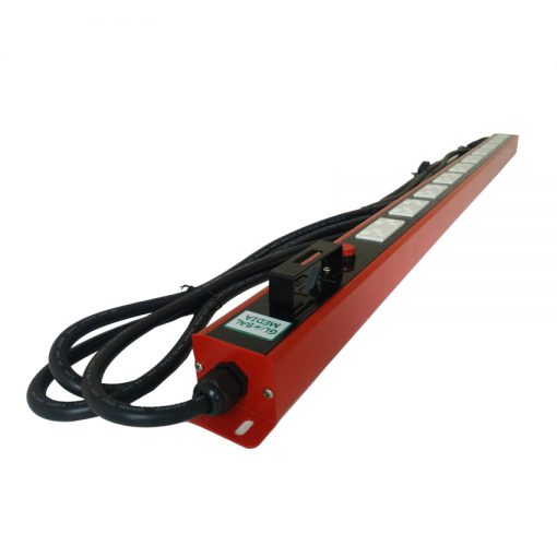 Global Media PDU รางปลั๊กไฟ 20 เต้ารับ มีเบรกเกอร์ สายไฟยาว 6 M.