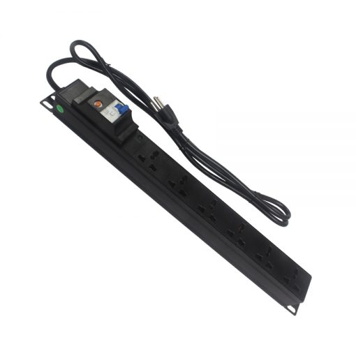 Global Media PDU รางปลั๊กไฟ 8 เต้ารับ ELCB Circuit Breaker