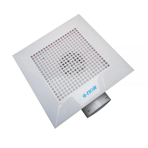 GFLOW พัดลมติดฝ้าเพดาน ระบายอากาศ ใบพัด 6″ ต่อท่อ 4″ รุ่น BPT12-13B2 สีขาว