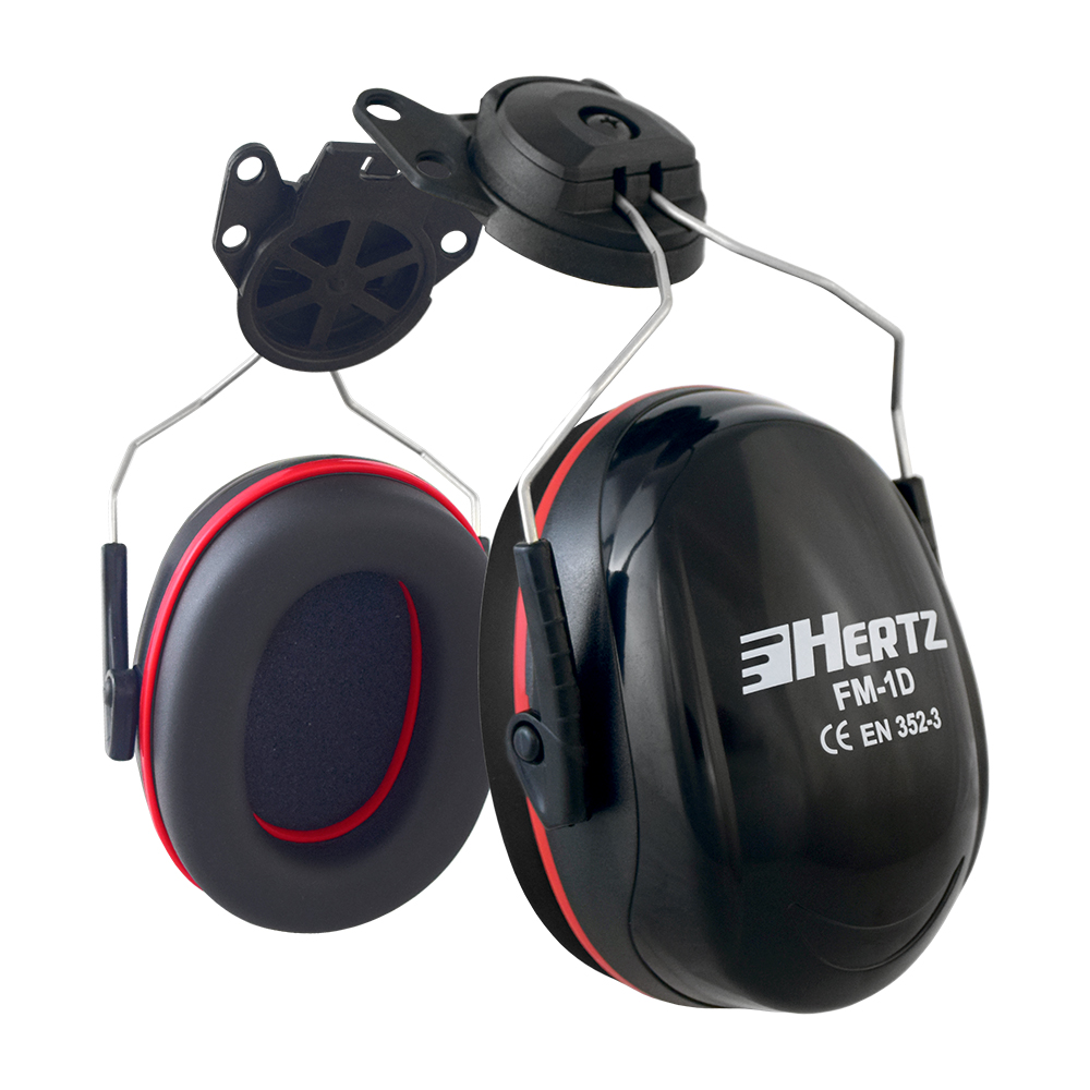 HERTZ FM-1D ที่ครอบหูลดเสียง แบบประกอบหมวกเซฟตี้